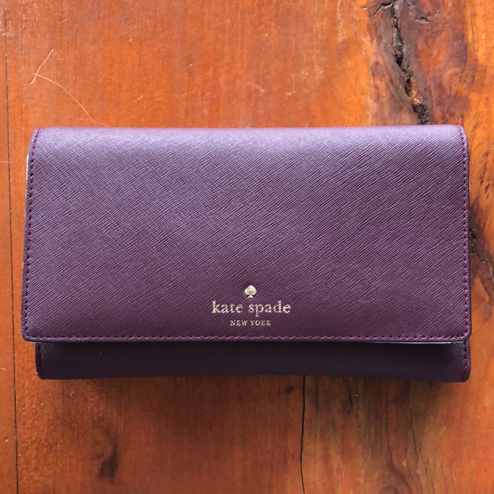 Kate Spade Mikas Pond Phoenix Leather Wallet